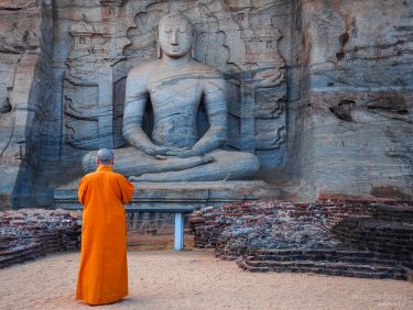 Buddha statue in Polonnaruwa temple, Sri Lanka